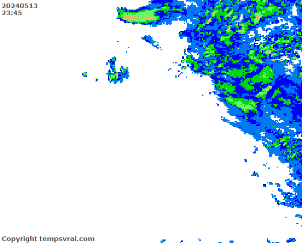 Rain radar for Ireland