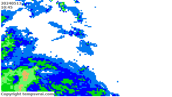 Rain radar for Isle of Man