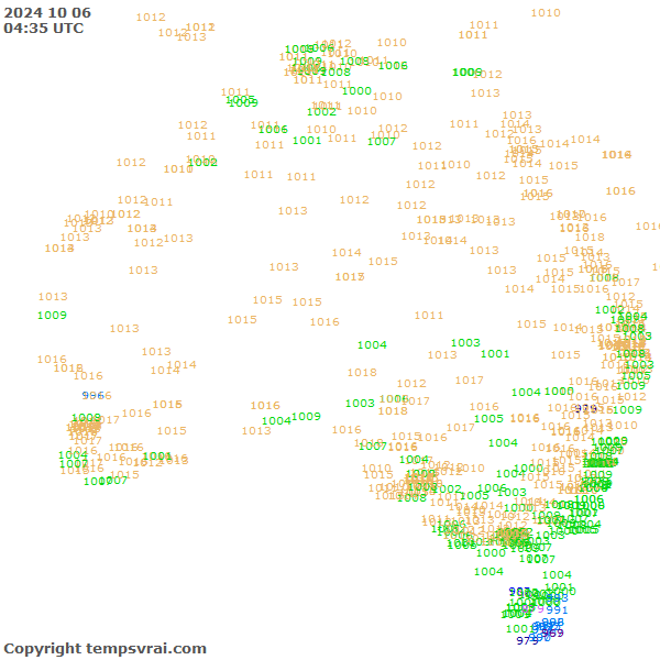 Aktuelle Messwerte für Australien