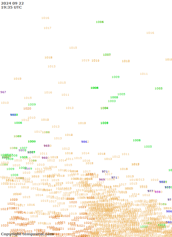 Observations for Canada Central