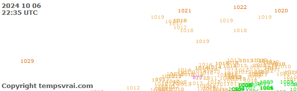 Aktuelle Messwerte für Svalbard und Jan Mayen