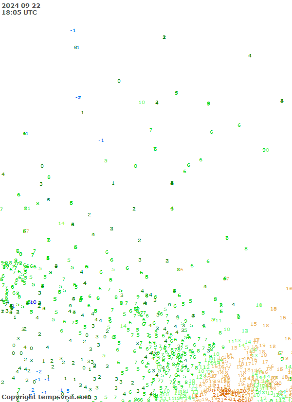 Observations for Canada Central