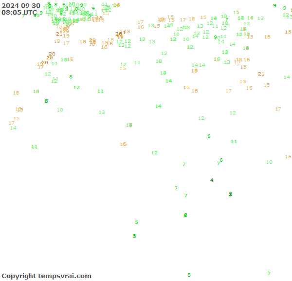 Observations for Algeria