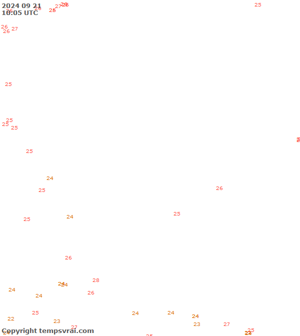 Aktuelle Messwerte für Philippinensee