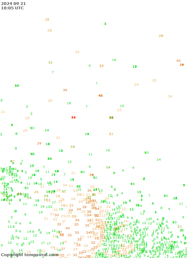 Observations for Canada Central