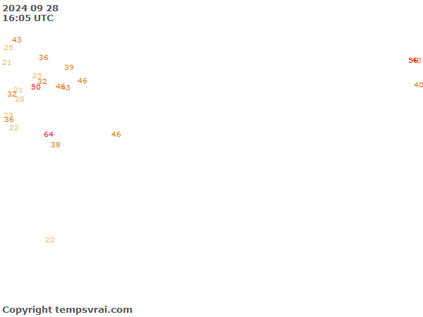 Aktuelle Messwerte für Asien