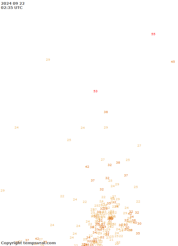 Observations for Canada Central