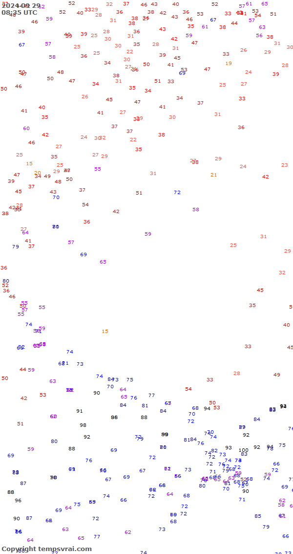 Aktuelle Messwerte für China-West