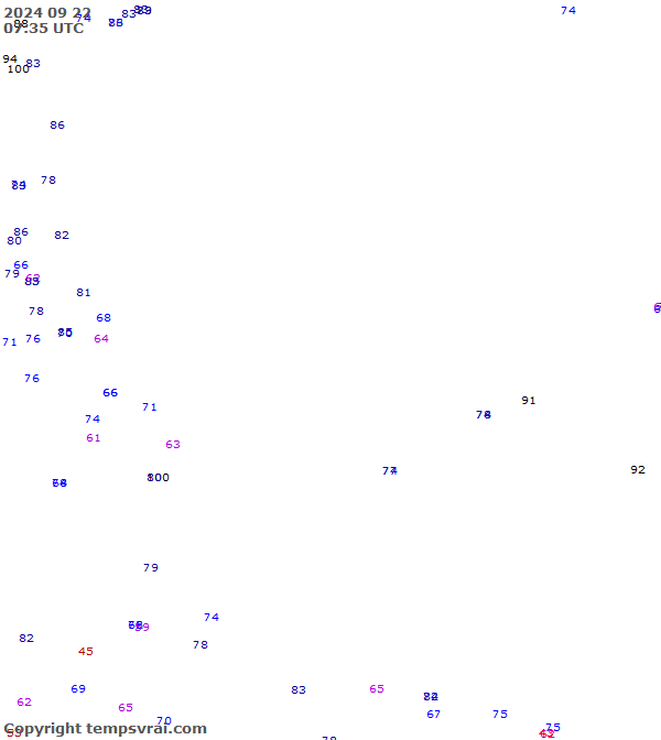 Aktuelle Messwerte für Philippinensee