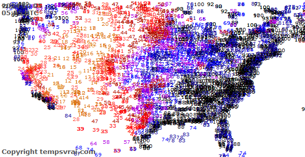 Aktuelle Messwerte für USA