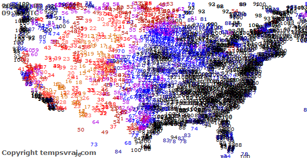 Aktuelle Messwerte für USA