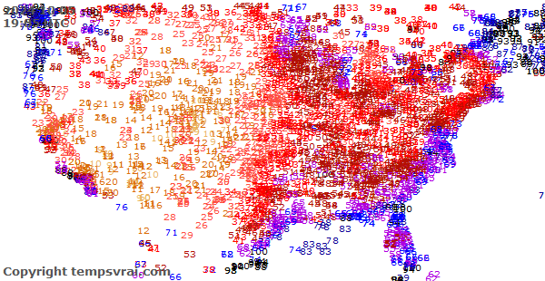 Aktuelle Messwerte für USA