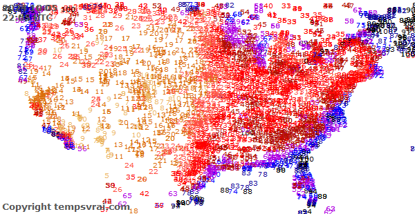 Aktuelle Messwerte für USA