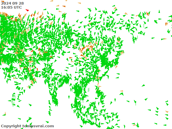 Aktuelle Messwerte für Asien