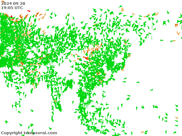 Aktuelle Messwerte für Asien