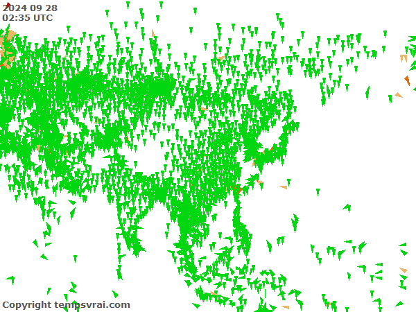 Aktuelle Messwerte für Asien