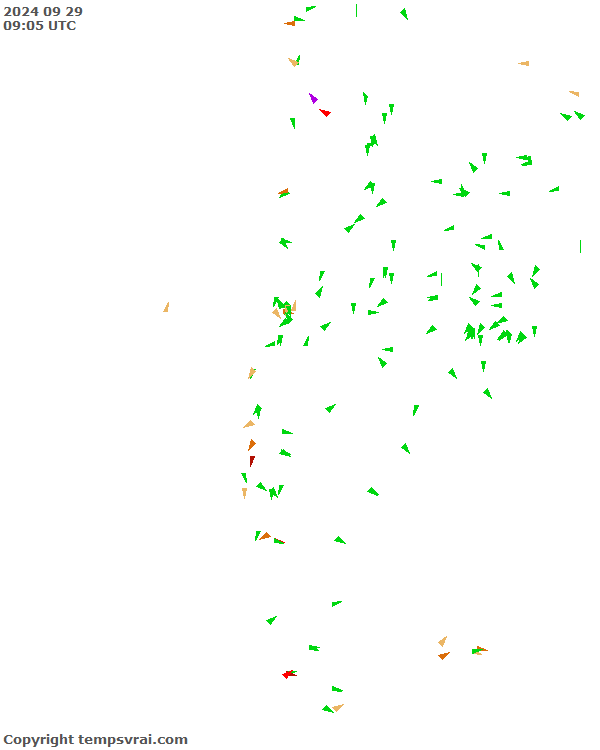 Aktuelle Messwerte für Chile