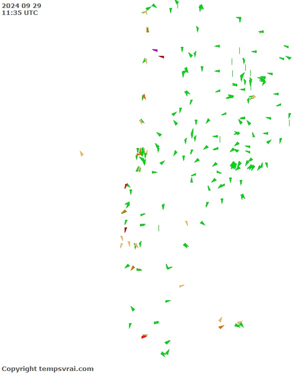 Aktuelle Messwerte für Chile