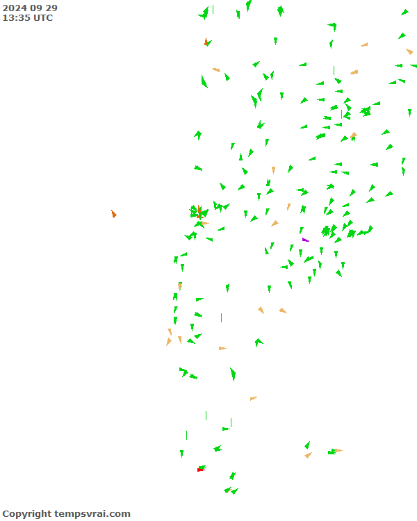 Aktuelle Messwerte für Chile