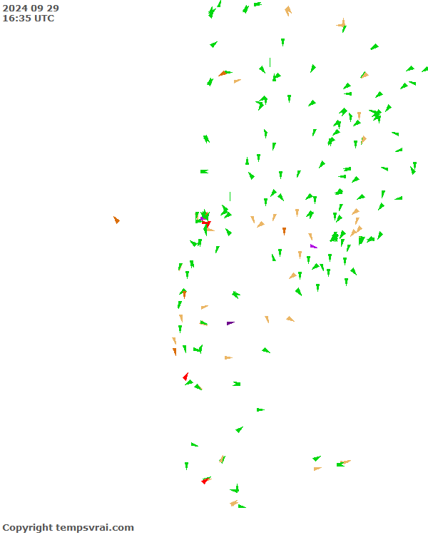 Aktuelle Messwerte für Chile