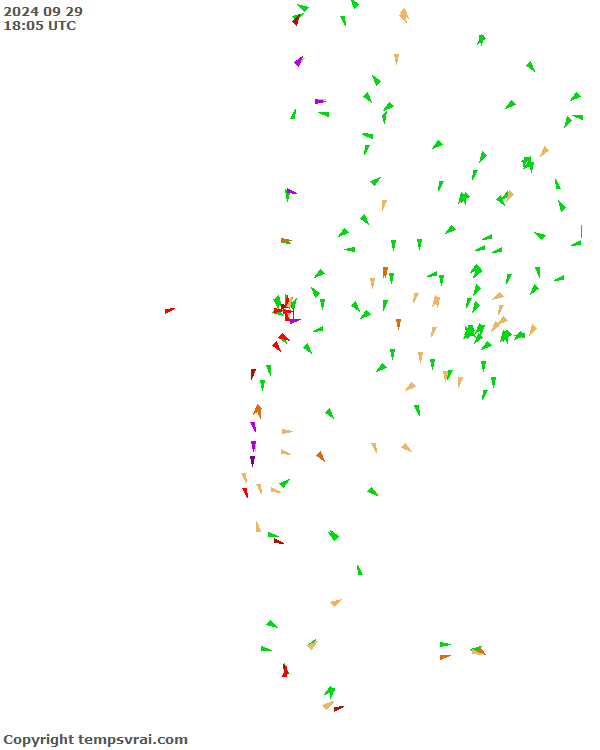 Aktuelle Messwerte für Chile