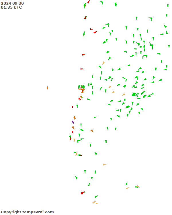 Aktuelle Messwerte für Chile