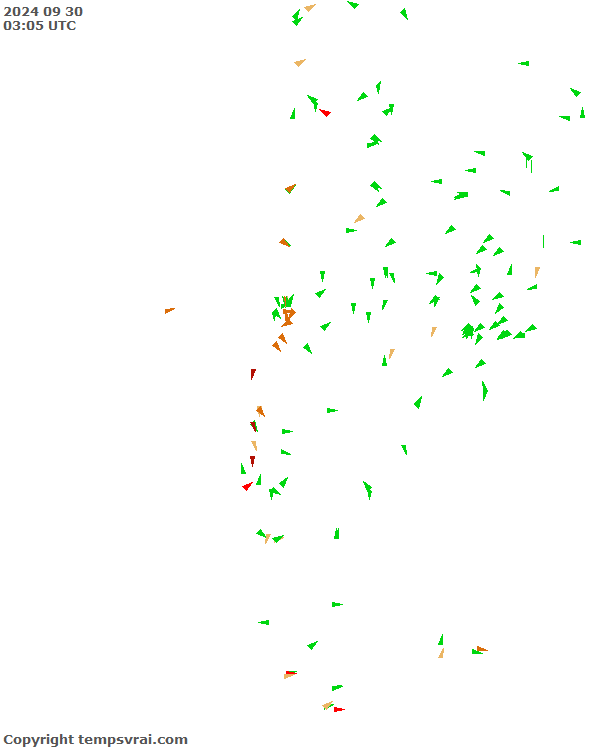 Aktuelle Messwerte für Chile