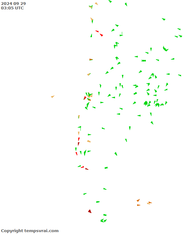 Aktuelle Messwerte für Chile