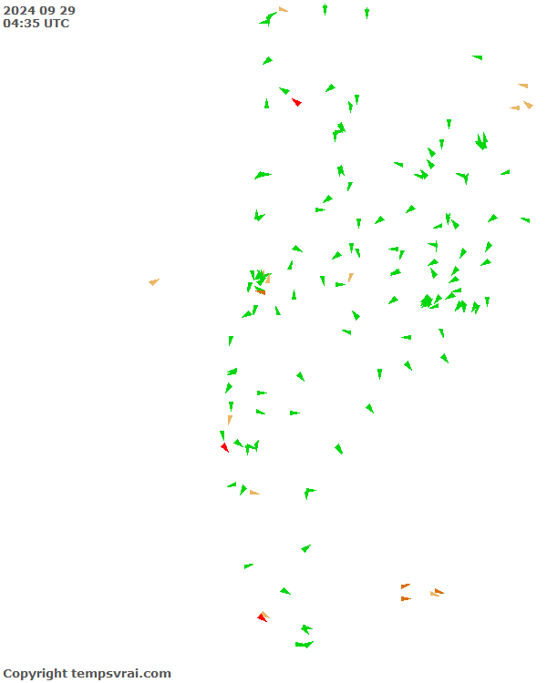 Aktuelle Messwerte für Chile