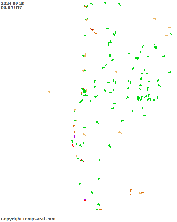 Aktuelle Messwerte für Chile