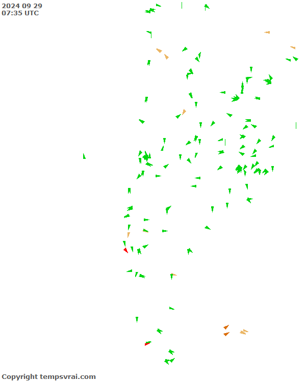 Aktuelle Messwerte für Chile