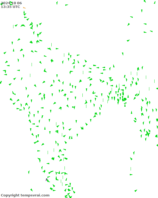 Aktuelle Messwerte für Indien