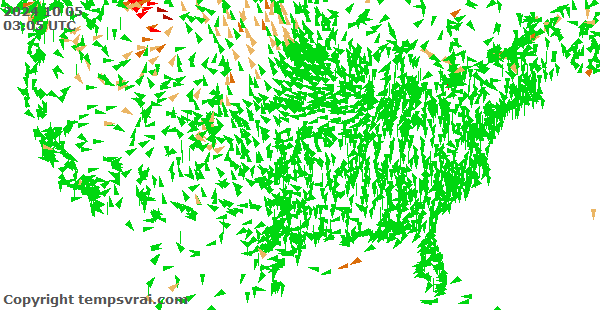 Aktuelle Messwerte für USA