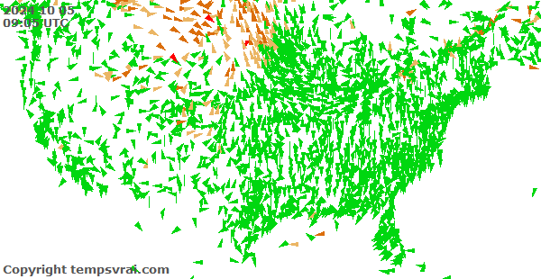 Aktuelle Messwerte für USA