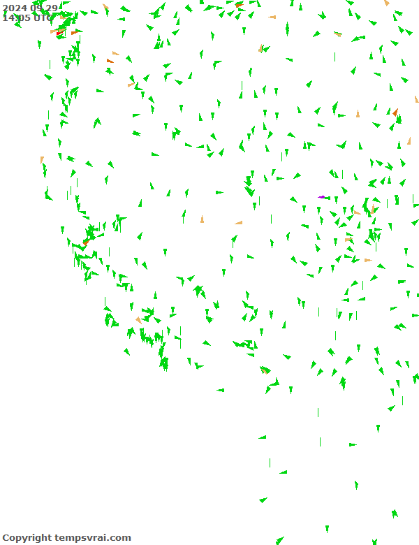 Aktuelle Messwerte für USA-West