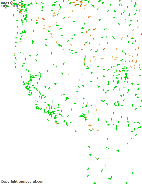 Aktuelle Messwerte für USA-West