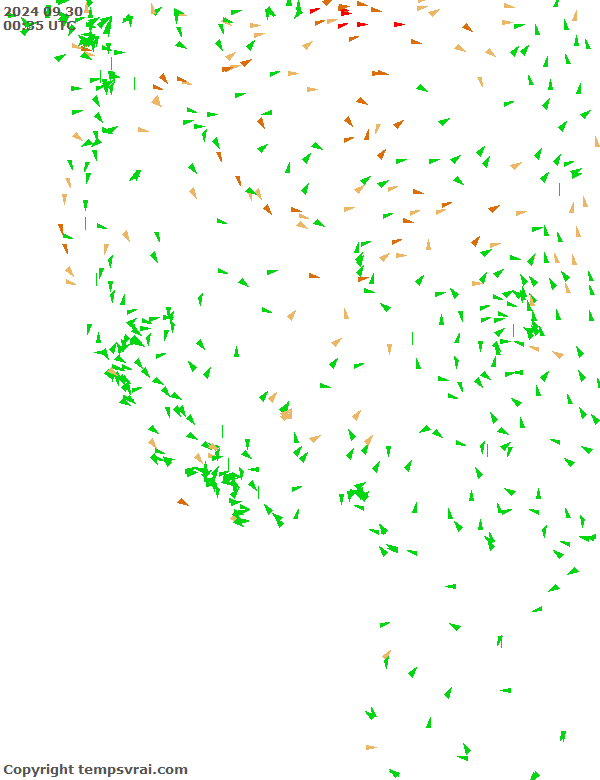 Aktuelle Messwerte für USA-West