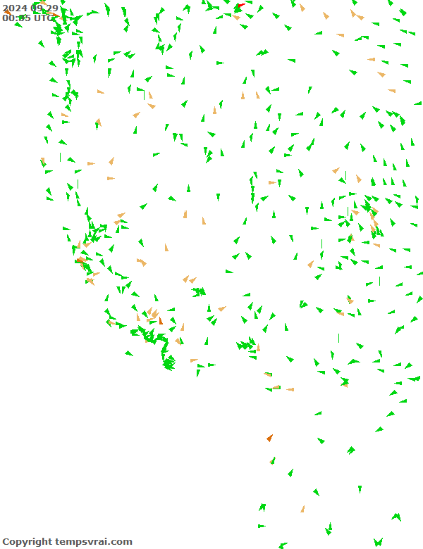 Aktuelle Messwerte für USA-West