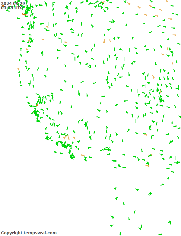 Aktuelle Messwerte für USA-West