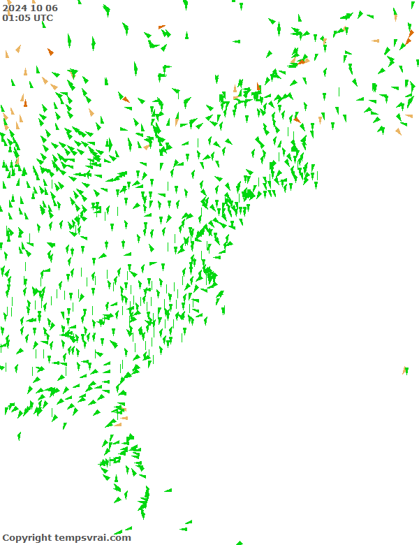 Observations for USA East