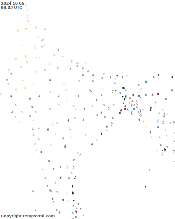 Aktuelle Messwerte für Indien