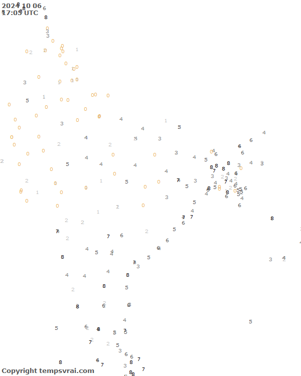 Aktuelle Messwerte für Indien