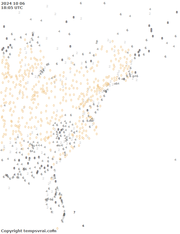 Observations for USA East