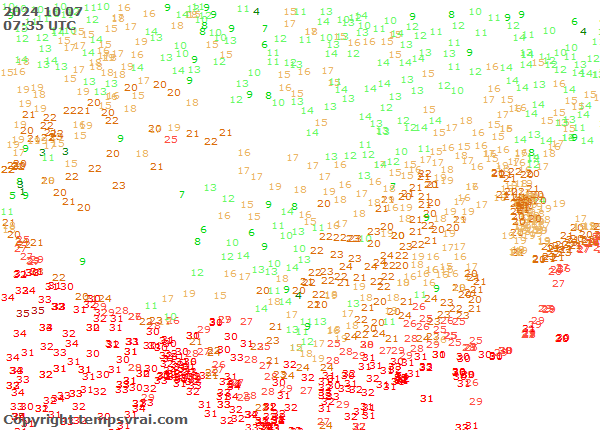 Aktuelle Messwerte für China