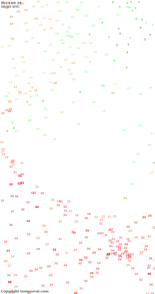 Aktuelle Messwerte für China-West