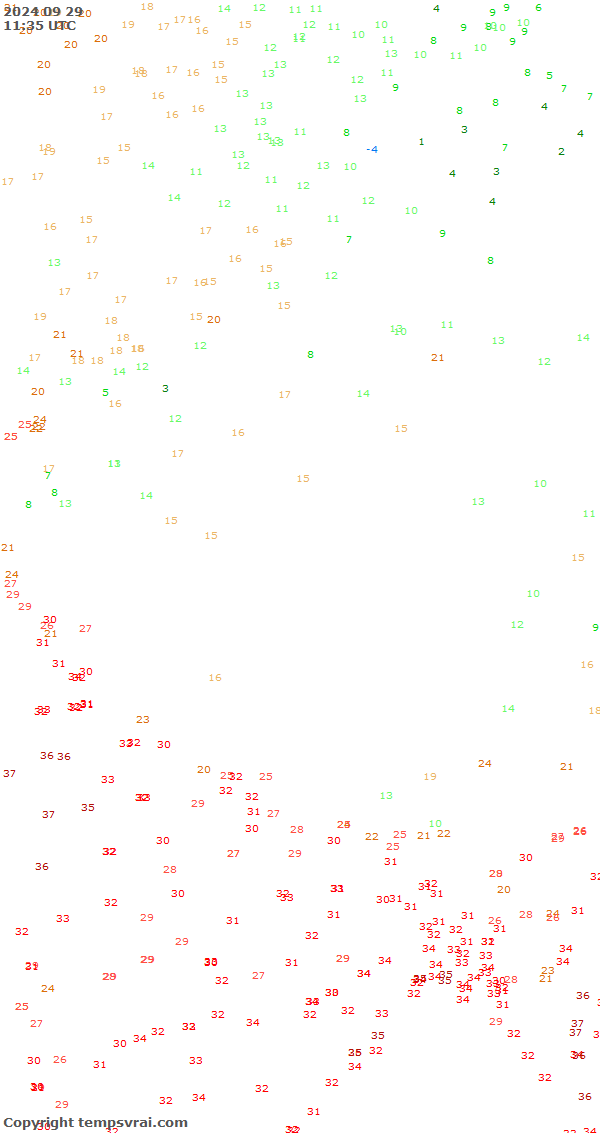 Aktuelle Messwerte für China-West