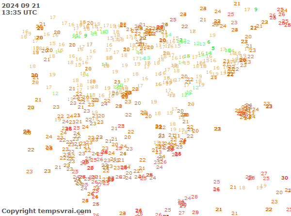 Observations for Spain