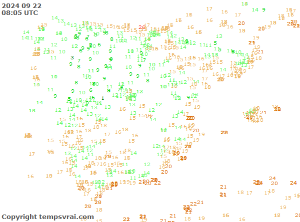 Observations for Spain