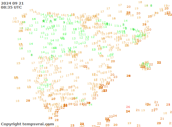 Observations for Spain