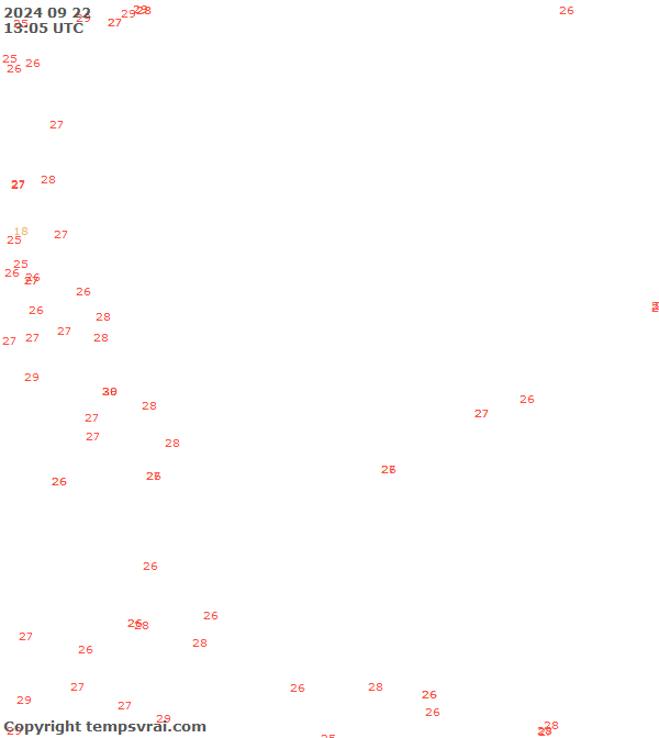 Aktuelle Messwerte für Philippinensee